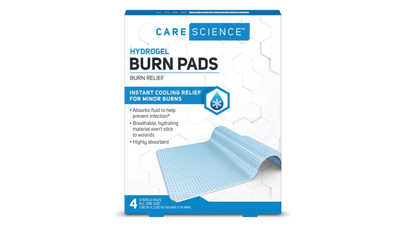 Care Science Hydrogel Sterile Burn Dressing Bandage Pads