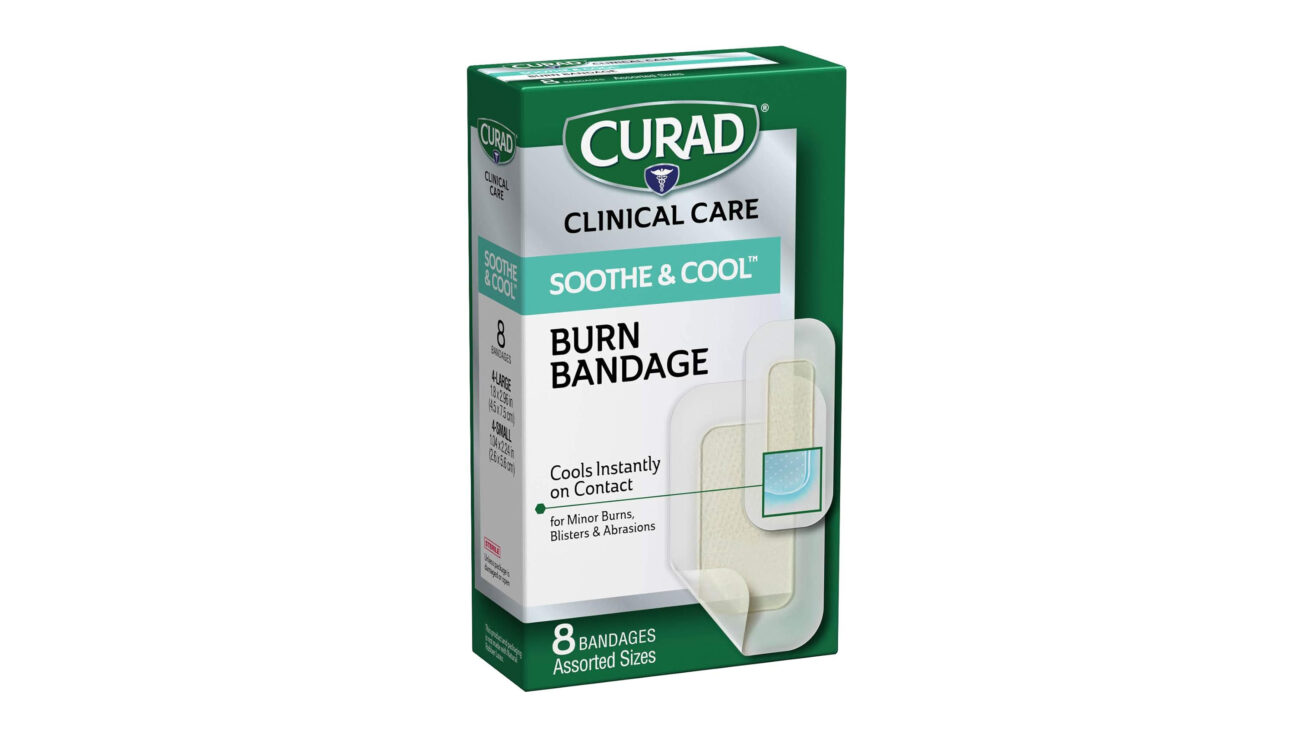 Curad Soothe and Cool Clear Gel Bandages