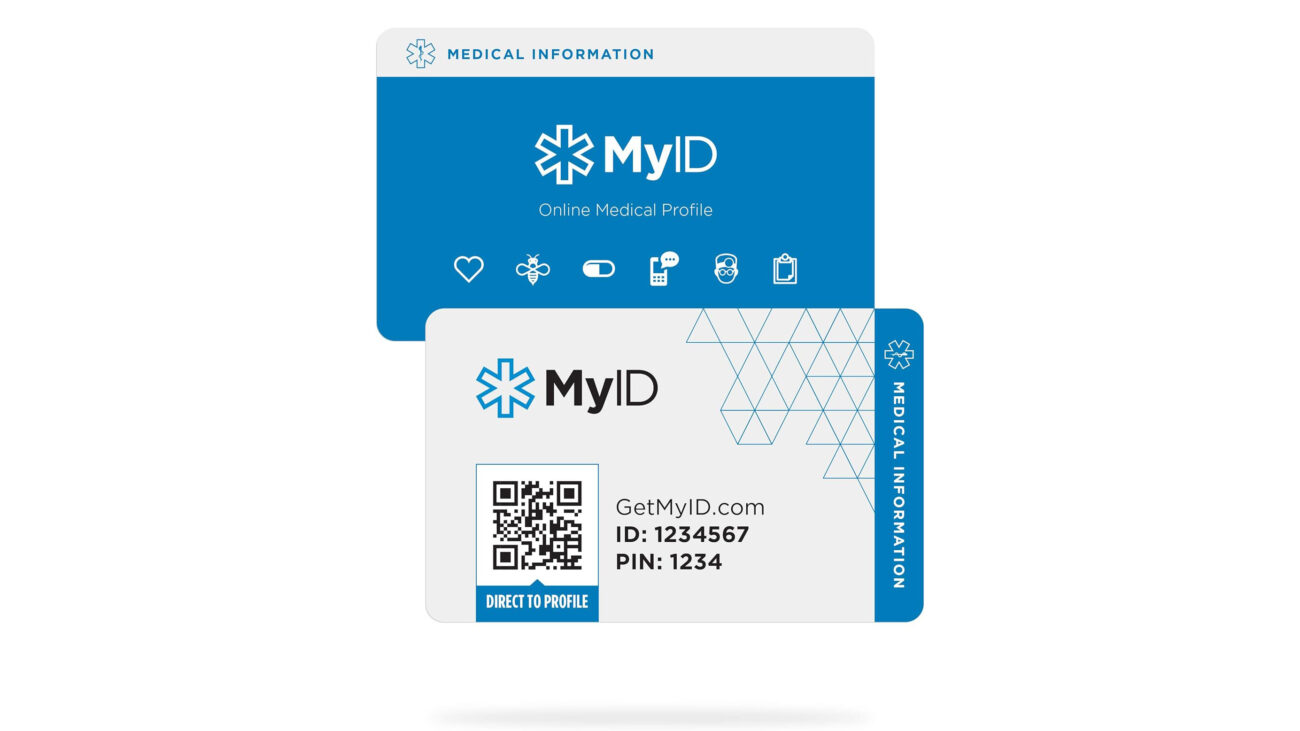 MyID Medical ID Wallet Card