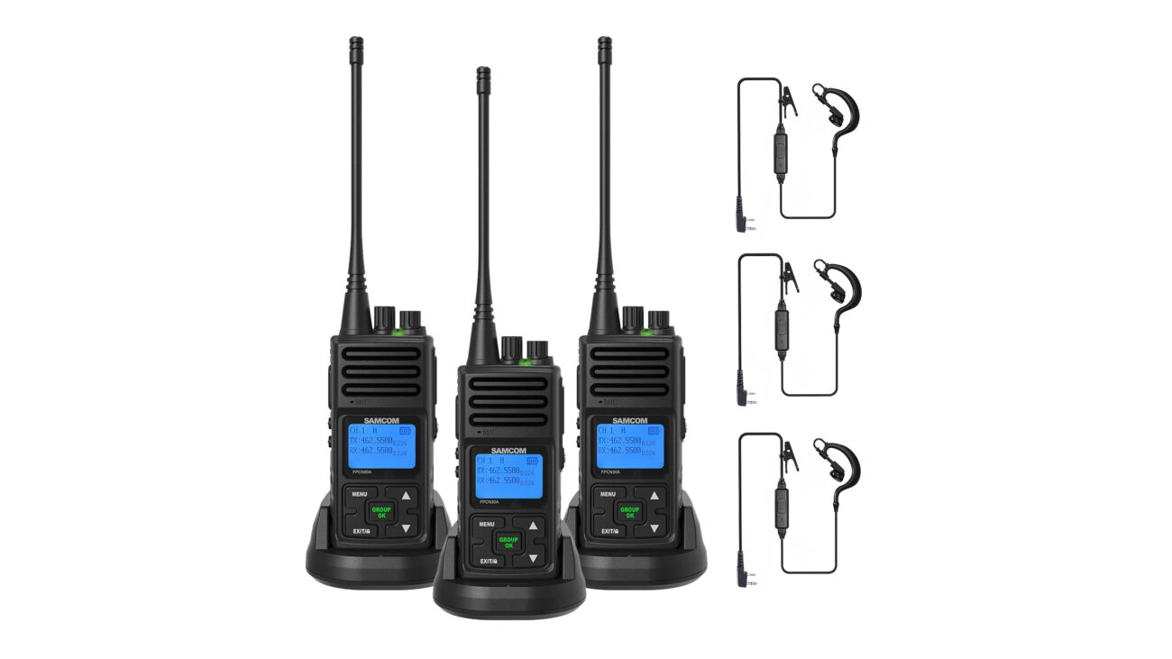 SAMCOM Two Way Radio Earpiece with Mic