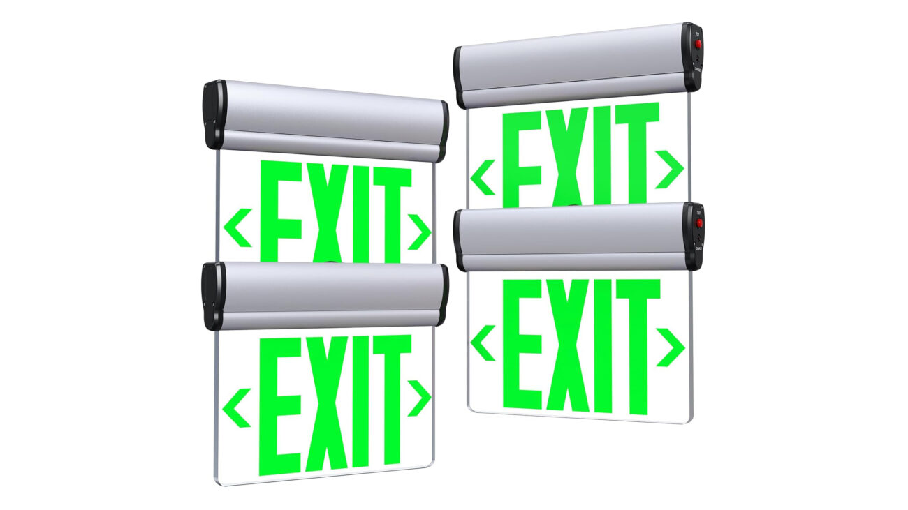 SASELUX LED Edge Lit Exit Sign