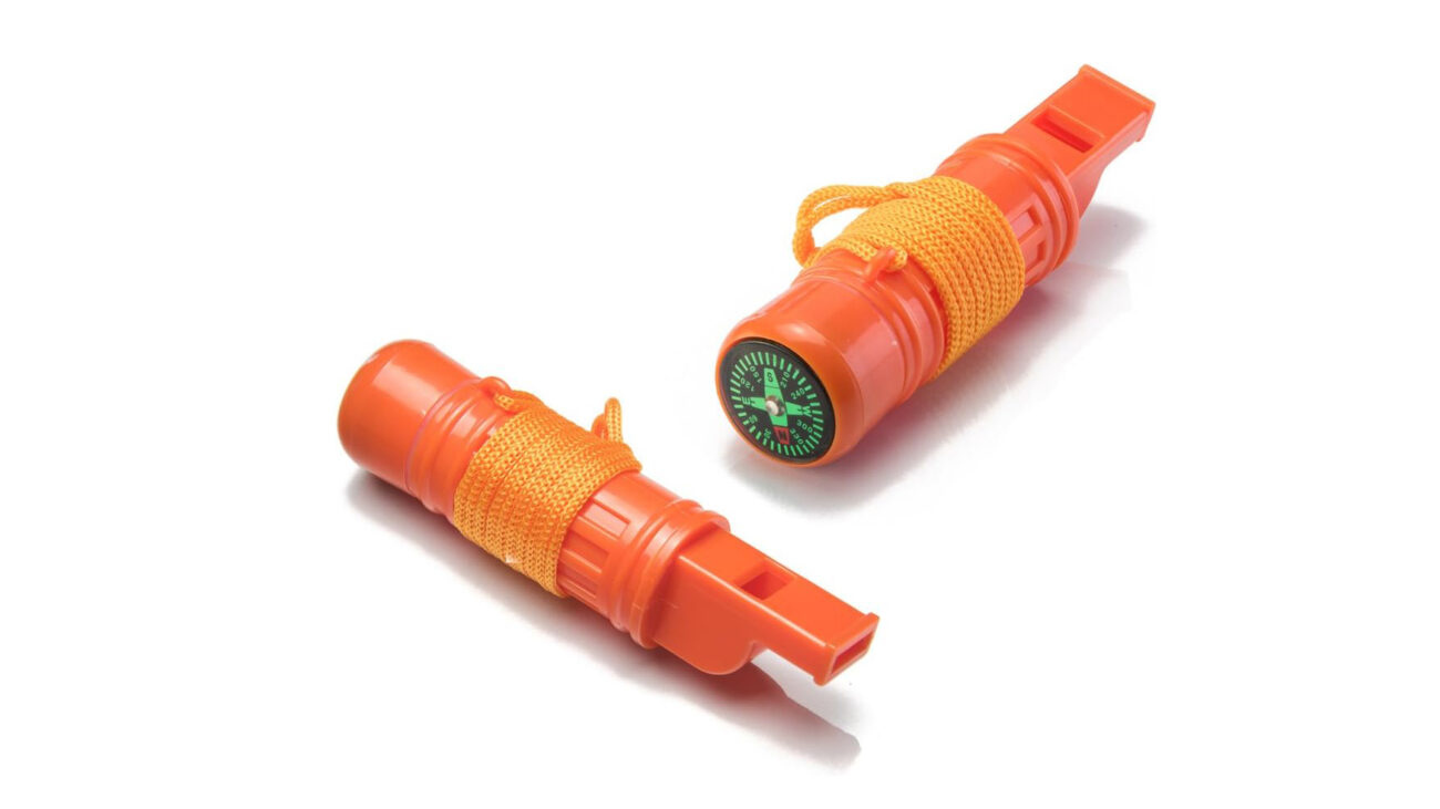 SE 5 in 1 Orange Survival Whistle