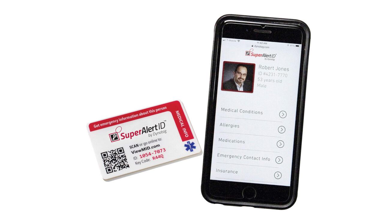 SuperAlert Smart Medical ID Card 1